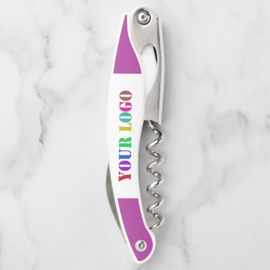 カスタムロゴ写真ウェイターのコルク抜きカラー ソムリエナイフ (裏面)