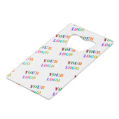 カスタムロゴ写真クレジットカードボトルオープナー クレジットカード栓抜き (裏面アングル)