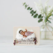 カスタムロゴ写真スクリプモダントのソーシャルメディアのアイコン 名刺 (スタンド正面)