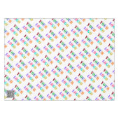 カスタムロゴ写真プロモーションビジネステーブルクロス テーブルクロス (正面(横))