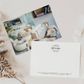 カスタムロゴ写真事業会社企業の ノートカード