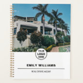 カスタムロゴ写真実在財営ブローカー プランナー手帳 (正面)