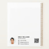 カスタムロゴ写真実在財営ブローカー プランナー手帳 (裏面)