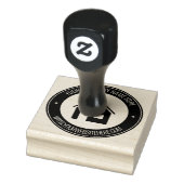 カスタムロゴ写真文字ラウンドラバースタンプテンプレート ラバースタンプ (スタンプ)