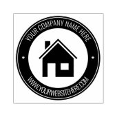 カスタムロゴ写真文字ラウンドラバースタンプテンプレート ラバースタンプ (インプリント)