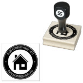 カスタムロゴ写真文字ラウンドラバースタンプテンプレート ラバースタンプ (押印)