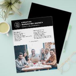 カスタムロゴ写真QRマーケティング事業 チラシ