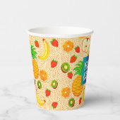カスタムロゴ可愛い&カラフルフルーツブランド果汁 紙コップ (右)