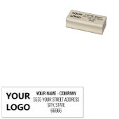 カスタムロゴ名アドレスラバースタンプ ラバースタンプ (押印)