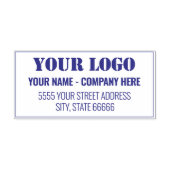 カスタムロゴ名アドレスSelf-Inking Stamp セルフインキングスタンプ (デザイン)