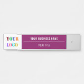 カスタムロゴ名ドアサイン サインプレート (正面)