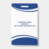 カスタムロゴ名ボランティアIDバッジ バッジ (裏面)