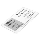 カスタムロゴ名刺スタイル磁石 マグネット (左側)