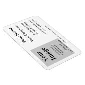 カスタムロゴ名刺スタイル磁石 マグネット (右側)