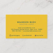 カスタムロゴ名刺 – 色の背景 名刺 (裏面)