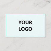 カスタムロゴ名名刺アクアカラー 名刺 (裏面)