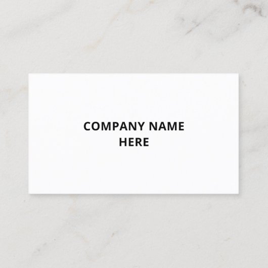 カスタムロゴ名情報名刺 – お使いの色 名刺 (裏面)