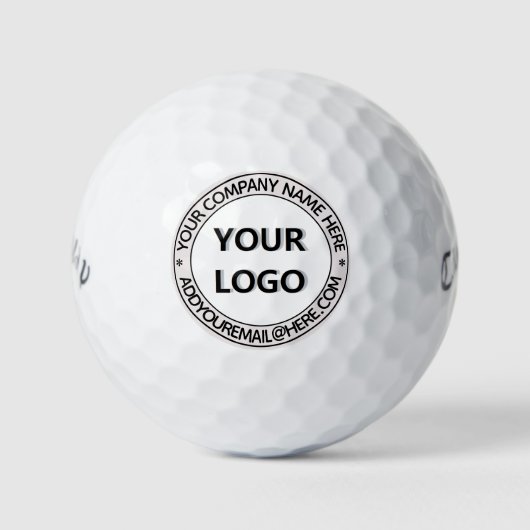 カスタムロゴ名文字スタンプGolf Balls ゴルフボール (正面)