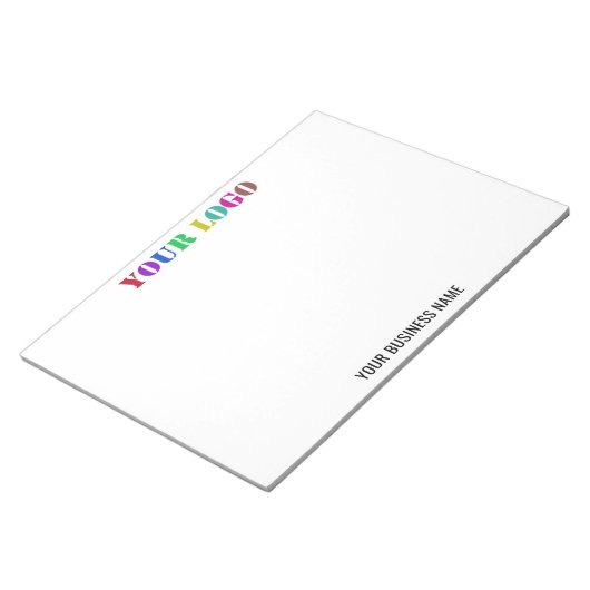 カスタムロゴ名文字Business Notepad Promotion ノートパッド (アングル)