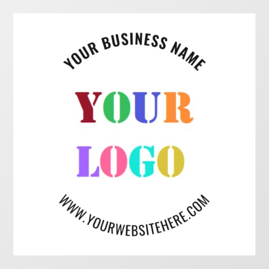 カスタムロゴ名 ウェブサイト プロモーション ウィンドウ デカール ウィンドウサイン (シート)