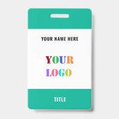 カスタムロゴ名　オリジナル　ビジネスバッジ バッジ (裏面)