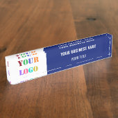 カスタムロゴ名Title Desk Nameプレート色 デスクネームプレート (側面)