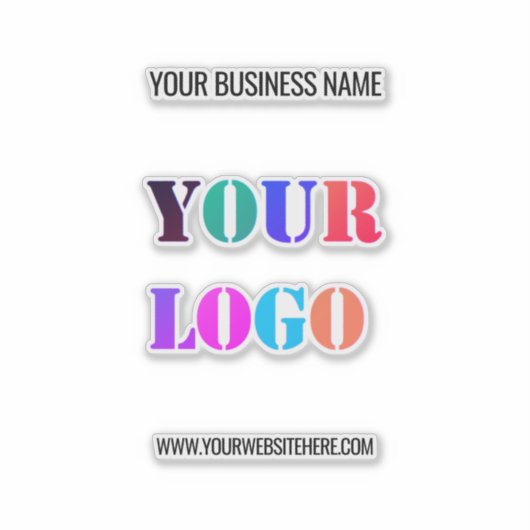 カスタムロゴ名Webサイトのステッパーソナライズされたカー シール (正面)