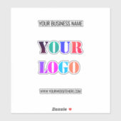 カスタムロゴ名Webサイトのステッパーソナライズされたカー シール (シート)