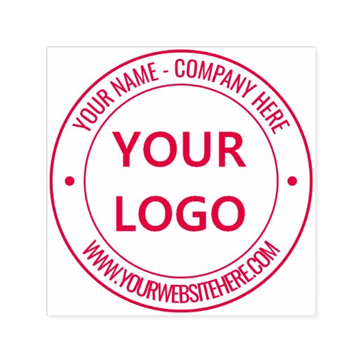 カスタムロゴ名Webサイトのパーソナライズされたプロフェッショナル セルフインキングスタンプ (デザイン)