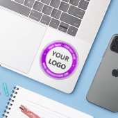 カスタムロゴ名Webサイトのプロモーションシール シール (ノートパソコンとiPhone)