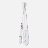 カスタムロゴ名Webサイトのプロモーションネックタイ ネクタイ (裏面)