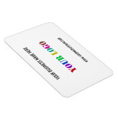 カスタムロゴ名Webサイトのプロモーションマグネットギフト マグネット (右側)