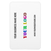 カスタムロゴ名Webサイトのプロモーションマグネットギフト マグネット (縦)