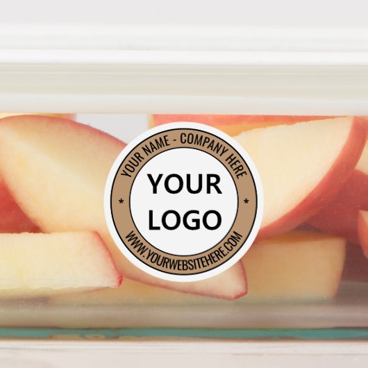 カスタムロゴ名Webサイトの色スタパーソナライズされたンプ ラベル (貼付)