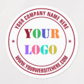 カスタムロゴ名Webサイトスタンプのラベルの色 ラベル (デザイン2)