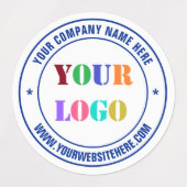 カスタムロゴ名Webサイトスタンプのラベルの色 ラベル (デザイン1)