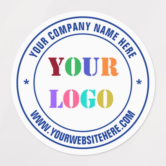 カスタムロゴ名Webサイトスタンプのラベルの色 ラベル (デザイン1)