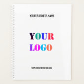 カスタムロゴ名Webサイトプロモーションパーソナライズされた プランナー手帳 (正面)