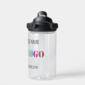 カスタムロゴ名Webサイトプロモーション用ウォーターボトル ウォーターボトル (背面)