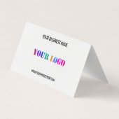 カスタムロゴ名Webサイト名刺テンプレート 名刺 (裏面)