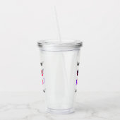 カスタムロゴ名WebサイトAcryl Tumbler アクリルタンブラー (左)