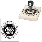 カスタムロゴ大きい丸スタンプ ラバースタンプ (押印)