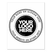 カスタムロゴ大丸ゴム印 ラバースタンプ (インプリント)