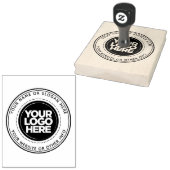 カスタムロゴ大丸ゴム印 ラバースタンプ (押印)