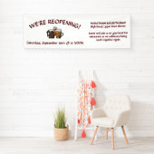 カスタムロゴ大開口部 横断幕 (インサイチュ)