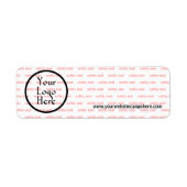 カスタムロゴ安全シール ラベル (正面)