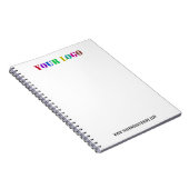 カスタムロゴ宣伝用ノートブック ノートブック (右側)