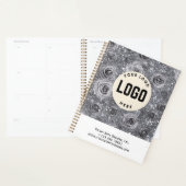カスタムロゴ宣伝用ノートブックSilver Gray プランナー手帳 (ディスプレー)