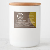 カスタムロゴ小さなコンテナFDA苦情ハチミツ フードラベル (正面)