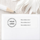 カスタムロゴ差出人住所パーソナライズされた- ラベル (インサイチュ)